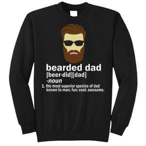 Funny Bearded Dad Definition  Sweatshirt