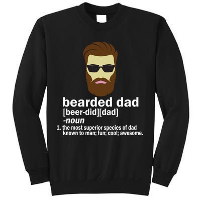 Funny Bearded Dad Definition  Sweatshirt