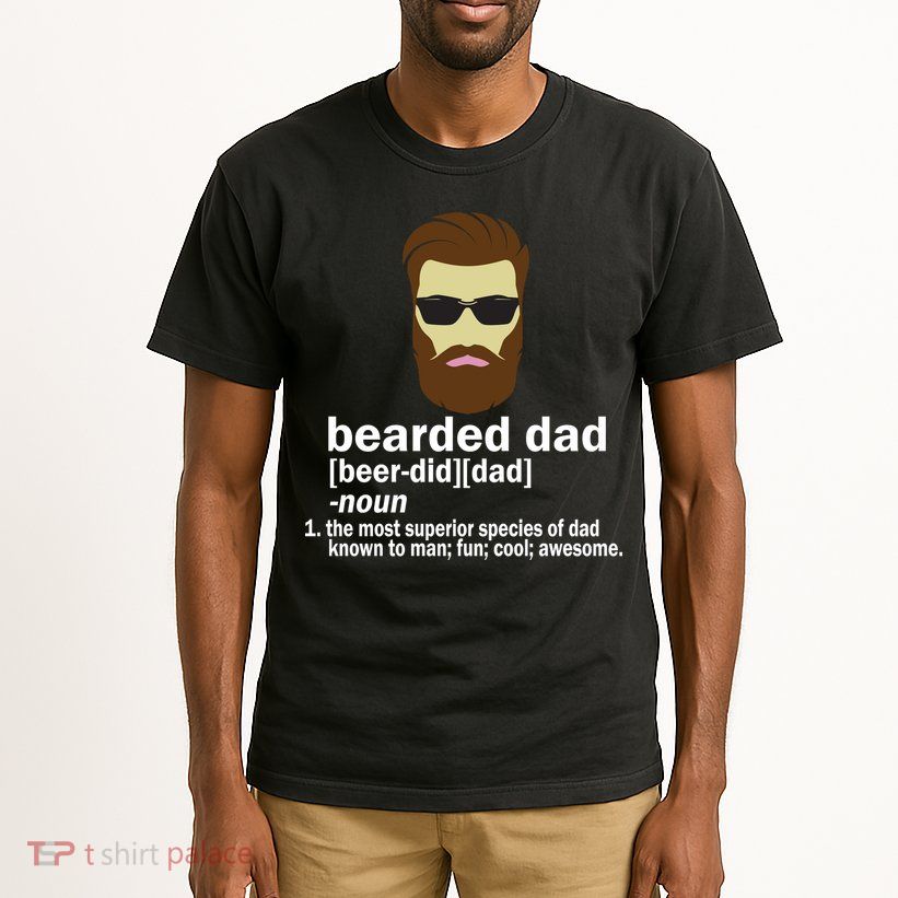 Funny Bearded Dad Definition  Tall T-Shirt