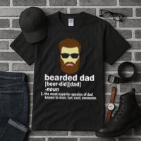 Funny Bearded Dad Definition  Tall T-Shirt