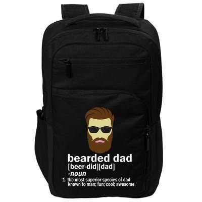 Funny Bearded Dad Definition  Impact Tech Backpack