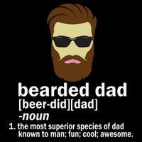 Funny Bearded Dad Definition  Impact Tech Backpack