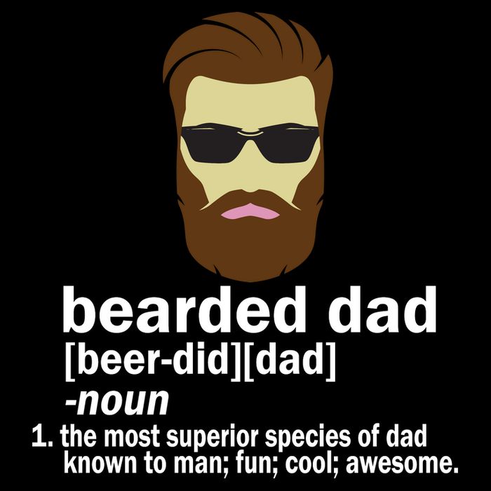 Funny Bearded Dad Definition  Impact Tech Backpack