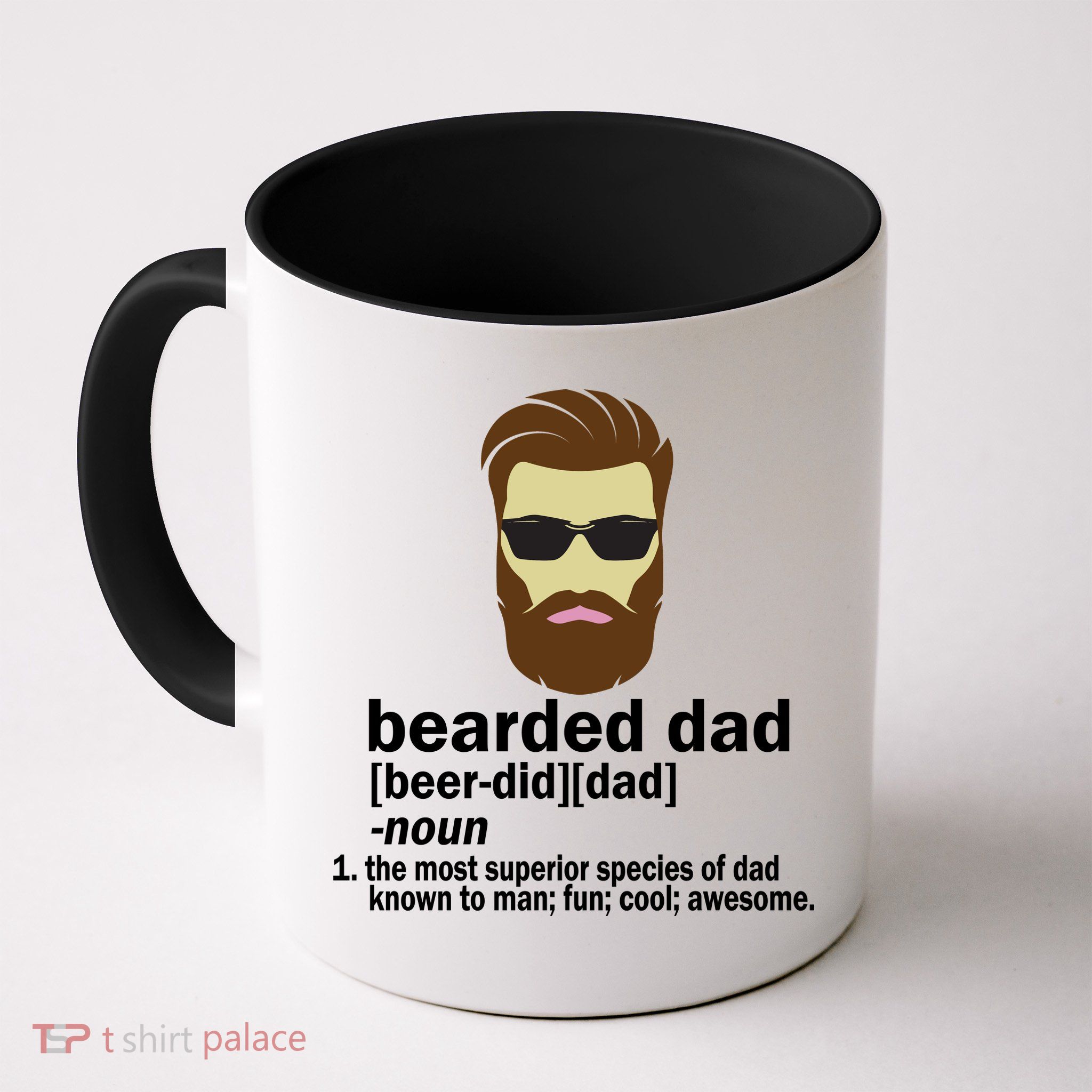 Funny Bearded Dad Definition  Coffee Mug
