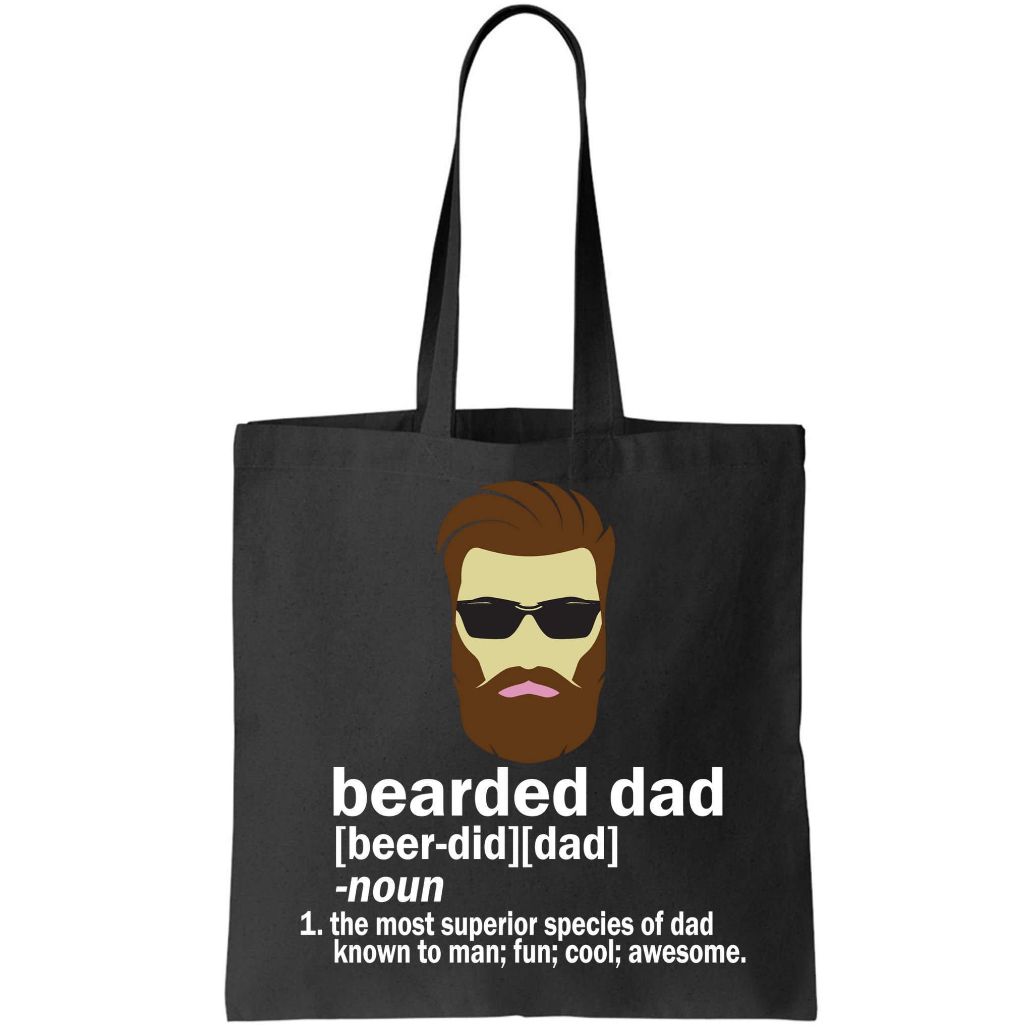 Funny Bearded Dad Definition  Bag