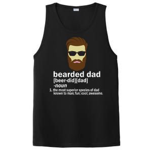 Funny Bearded Dad Definition  PosiCharge Competitor Tank