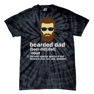 Funny Bearded Dad Definition  Tie-Dye T-Shirt