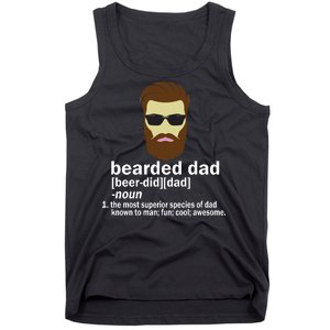 Funny Bearded Dad Definition  Tank Top