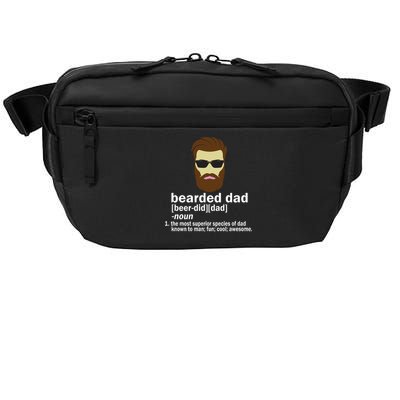 Funny Bearded Dad Definition  Crossbody Pack