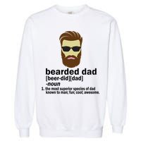 Funny Bearded Dad Definition  Garment-Dyed Sweatshirt