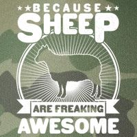 Funny Because Sheep Are Freaking Awesome Legacy Tie Dye Trucker Hat