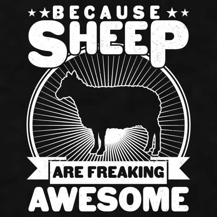 Funny Because Sheep Are Freaking Awesome Ladies PosiCharge Tri-Blend Wicking Tank