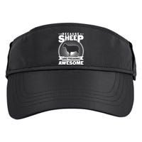 Funny Because Sheep Are Freaking Awesome Adult Drive Performance Visor