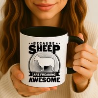 Funny Because Sheep Are Freaking Awesome Mug