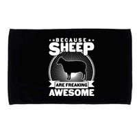 Funny Because Sheep Are Freaking Awesome Microfiber Hand Towel