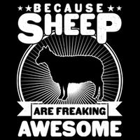 Funny Because Sheep Are Freaking Awesome Wool Snapback Cap