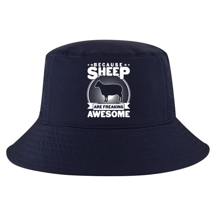 Funny Because Sheep Are Freaking Awesome Cool Comfort Performance Bucket Hat