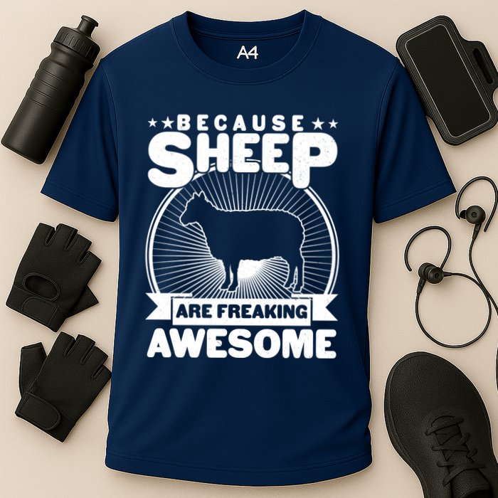 Funny Because Sheep Are Freaking Awesome Performance Shirt