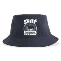 Funny Because Sheep Are Freaking Awesome Sustainable Bucket Hat
