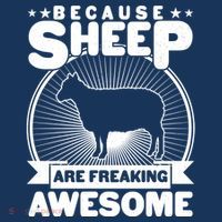 Funny Because Sheep Are Freaking Awesome Sustainable Beanie