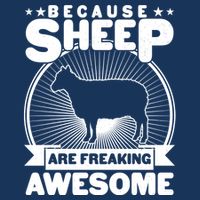 Funny Because Sheep Are Freaking Awesome Premium T-Shirt