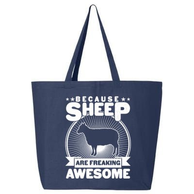 Funny Because Sheep Are Freaking Awesome 25L Jumbo Tote