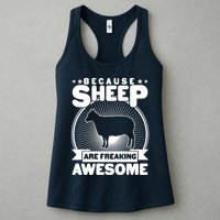 Funny Because Sheep Are Freaking Awesome Womens Tank Top