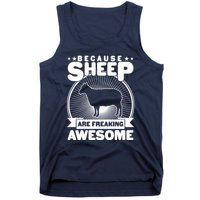Funny Because Sheep Are Freaking Awesome Tank Top