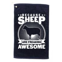 Funny Because Sheep Are Freaking Awesome Golf Towel