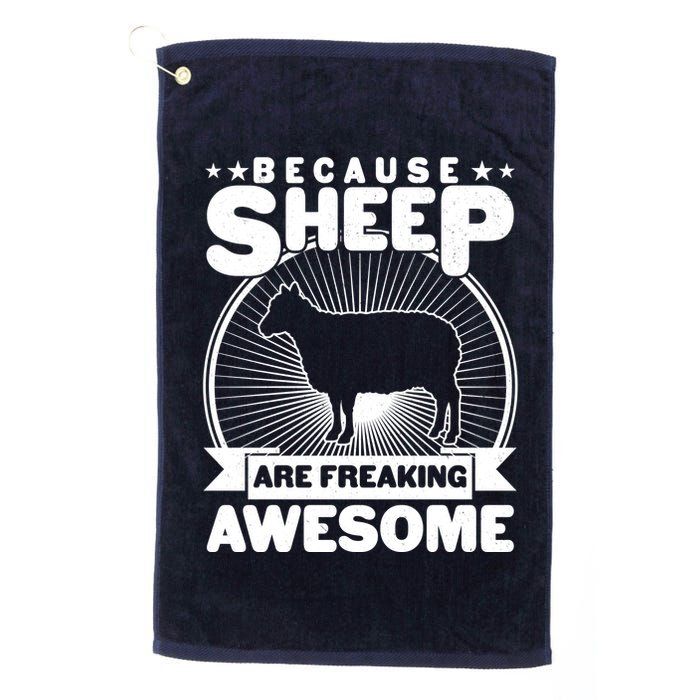 Funny Because Sheep Are Freaking Awesome Golf Towel