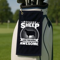 Funny Because Sheep Are Freaking Awesome Golf Towel