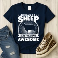 Funny Because Sheep Are Freaking Awesome Womens T-Shirt