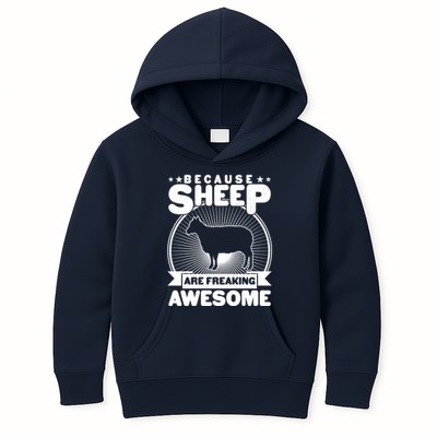 Funny Because Sheep Are Freaking Awesome Kids Hoodie