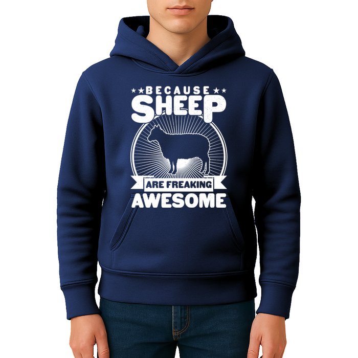 Funny Because Sheep Are Freaking Awesome Kids Hoodie