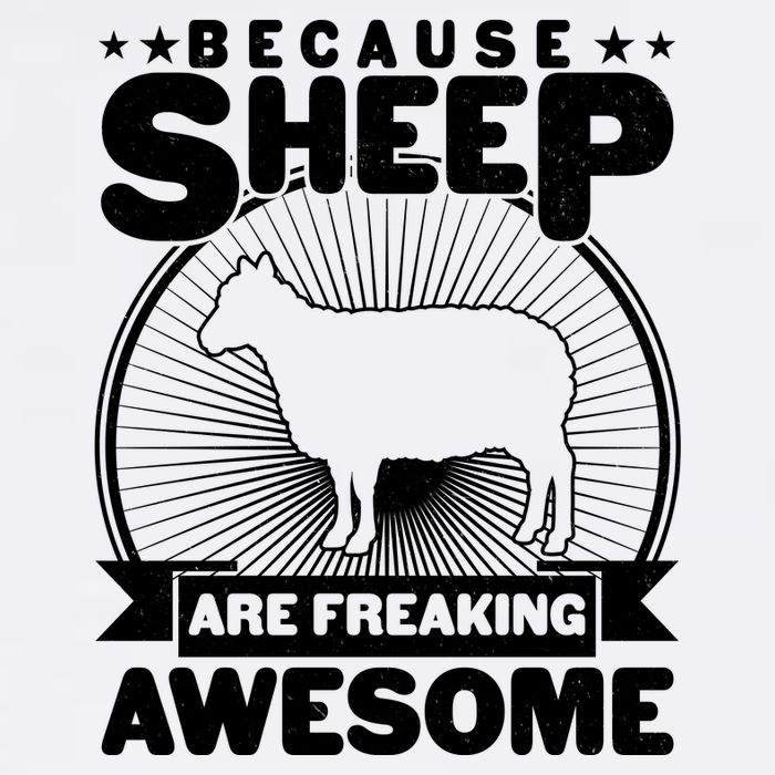 Funny Because Sheep Are Freaking Awesome Garment-Dyed Sweatshirt