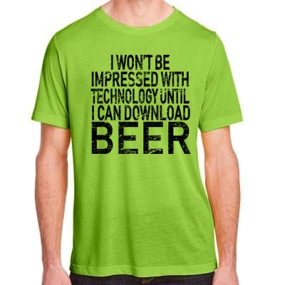 Funny Beer Drinker Adult ChromaSoft Performance T-Shirt