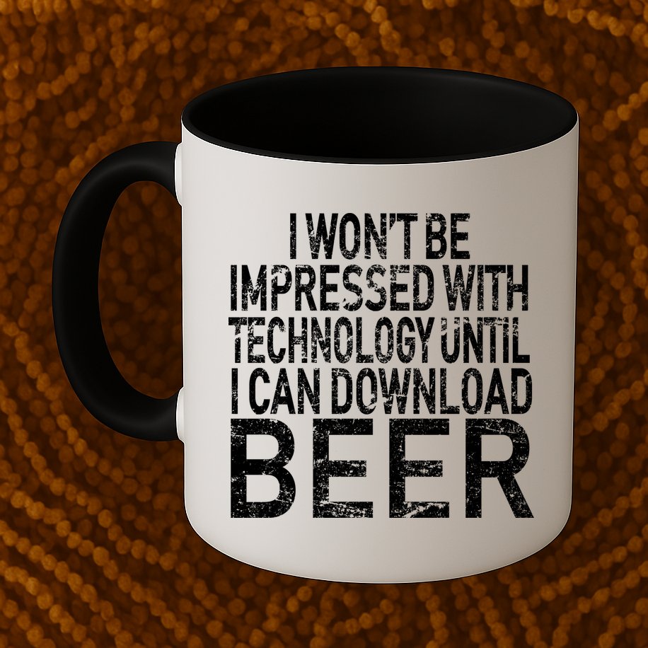 Funny Beer Drinker Mug