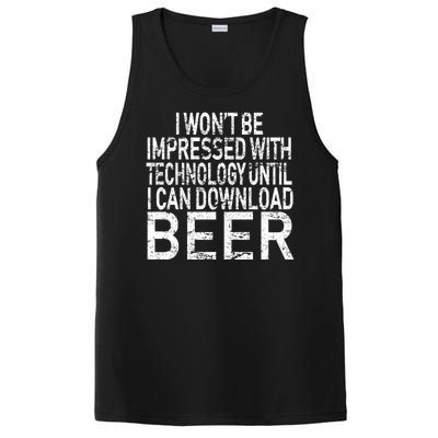 Funny Beer Drinker PosiCharge Competitor Tank