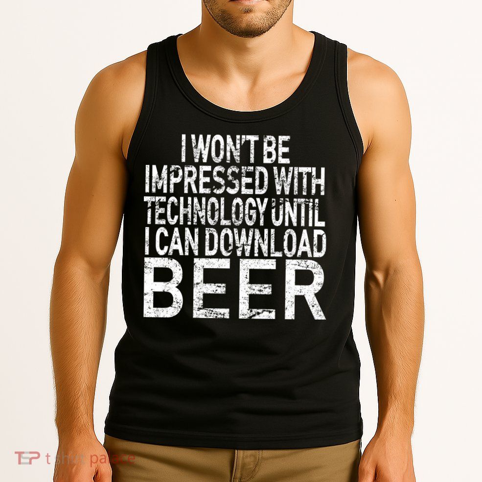 Funny Beer Drinker Tank Top