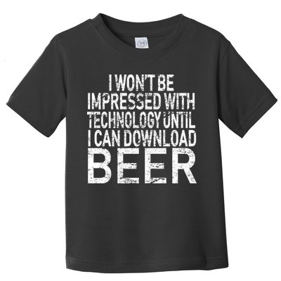 Funny Beer Drinker Toddler T-Shirt