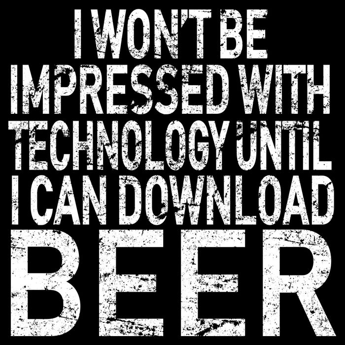 Funny Beer Drinker Cropped Pullover Crew