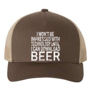 Funny Beer Drinker Yupoong Adult 5-Panel Trucker Hat