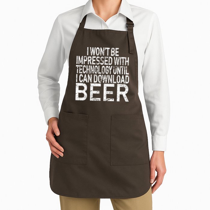 Funny Beer Drinker Apron