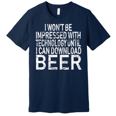 Funny Beer Drinker Premium T-Shirt