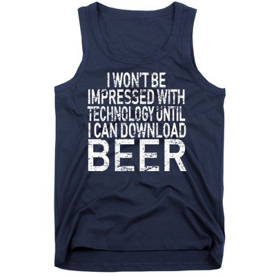 Funny Beer Drinker Tank Top