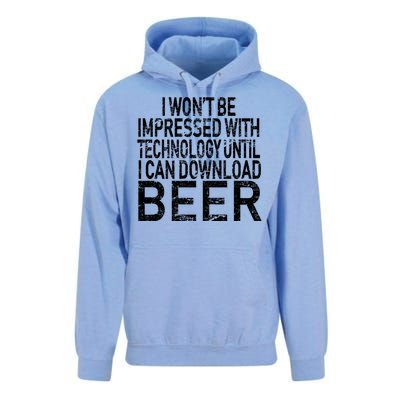 Funny Beer Drinker Unisex Surf Hoodie