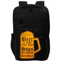 Funny Beer Equals Salad Impact Tech Backpack