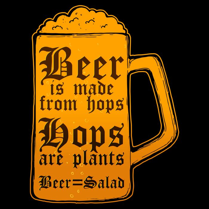 Funny Beer Equals Salad Impact Tech Backpack