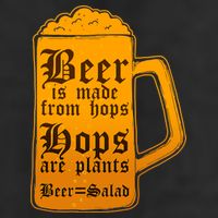 Funny Beer Equals Salad Adult Drive Performance Visor