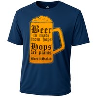 Funny Beer Equals Salad Cooling Performance Crew T-Shirt
